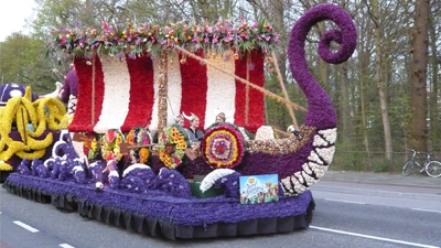 Holland med blomstertget